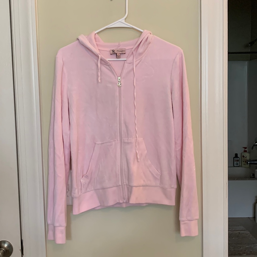 Pink velour juicy couture jacket